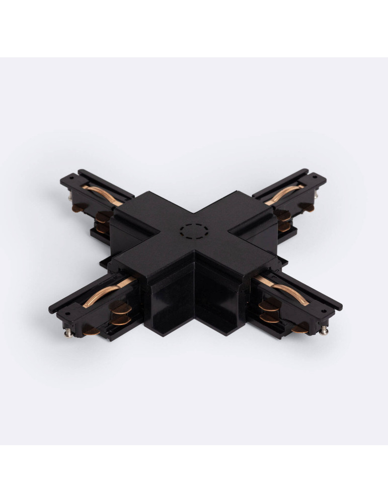 Connecteur Type X pour Rail Triphasé DALI Track Encastré Aluminium