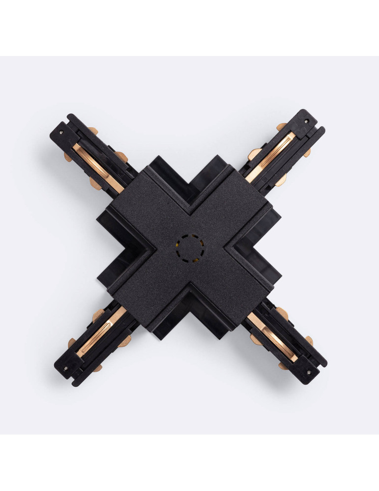 Connecteur Type X pour Rail Triphasé DALI Track Encastré Aluminium