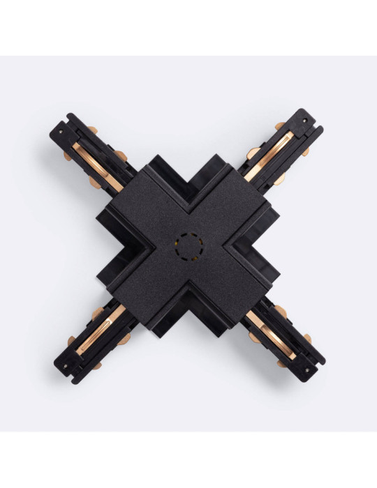 Connecteur Type X pour Rail Triphasé DALI Track Encastré Aluminium