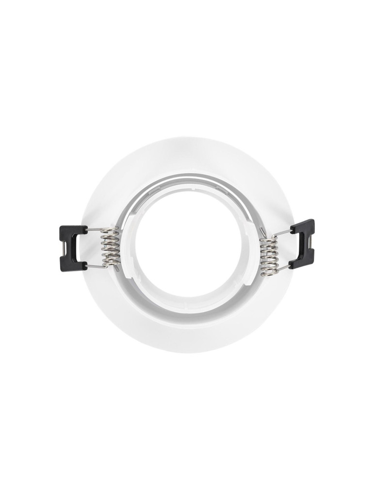 Collerette Downlight Ronde Orientable pour Ampoule LED GU10/GU5.3 Coupe Ø 70mm