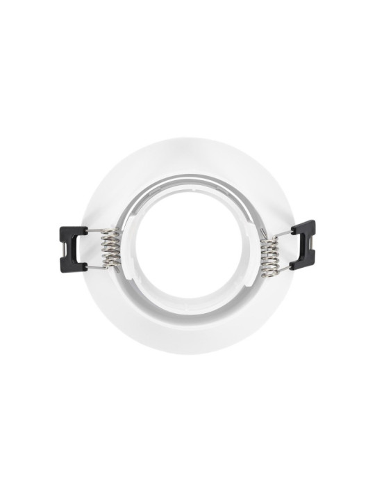 Collerette Downlight Ronde Orientable pour Ampoule LED GU10/GU5.3 Coupe Ø 70mm