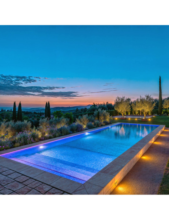 Spot LED Piscine en Saillie Inox Submersible 3000K 12V AC/DC IP68 24W