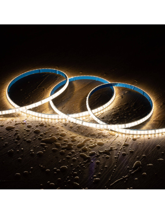 Bobine de Ruban LED 220V AC 120LED/m 20m IP67 Largeur 9 mm Coupe tous les 10 cm