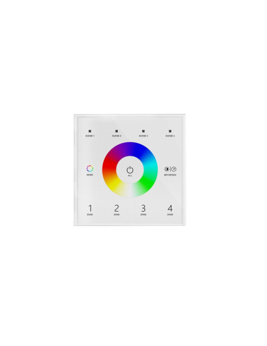 Variateur Master DMX Tactile RGB 4 zones Variateur Master DMX Tactile RGB 4 zones