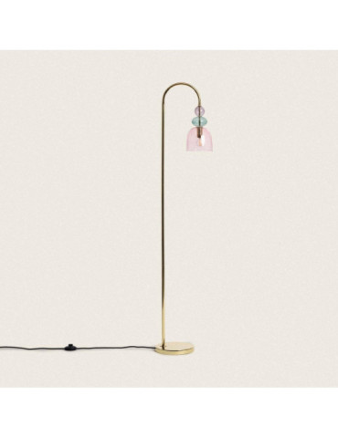 Lampadaire Métal et Verre Baudelaire