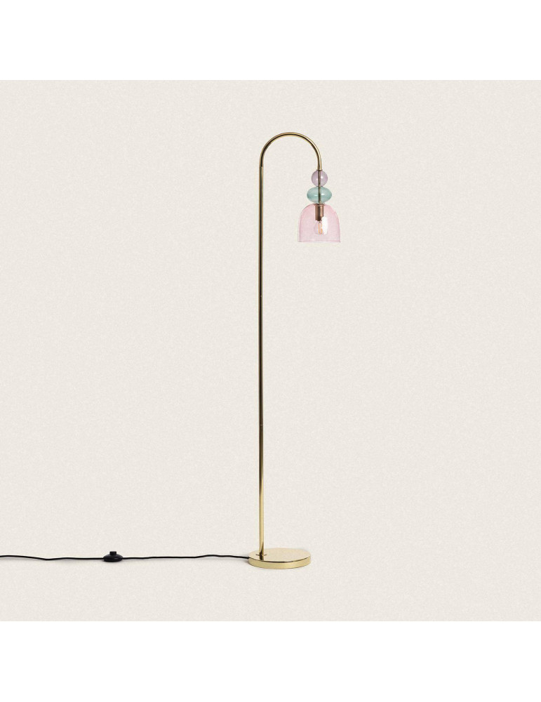 Lampadaire Métal et Verre Baudelaire