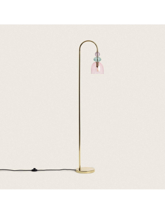 Lampadaire Métal et Verre Baudelaire