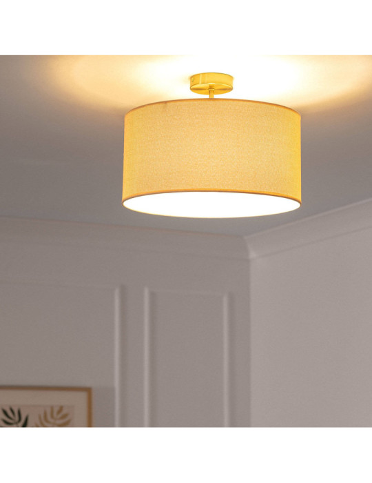 Plafonnier Métal et Tissu Quitón