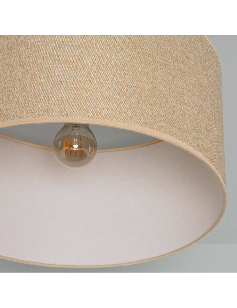 Plafonnier Métal et Tissu Quitón