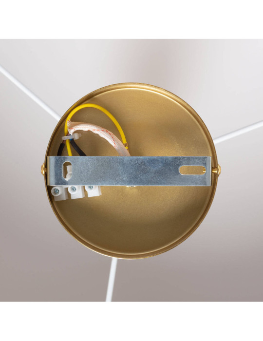 Plafonnier Métal et Tissu Quitón