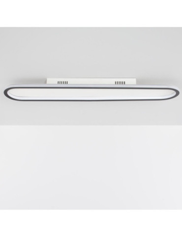 Plafonnier LED Aluminium Black Renoir 35W