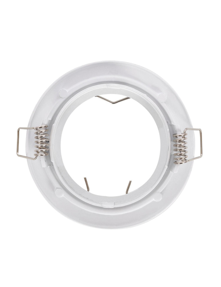 Collerette Downlight Ronde Orientable pour Ampoule GU10/GU5.3 Coupe Ø 72mm
