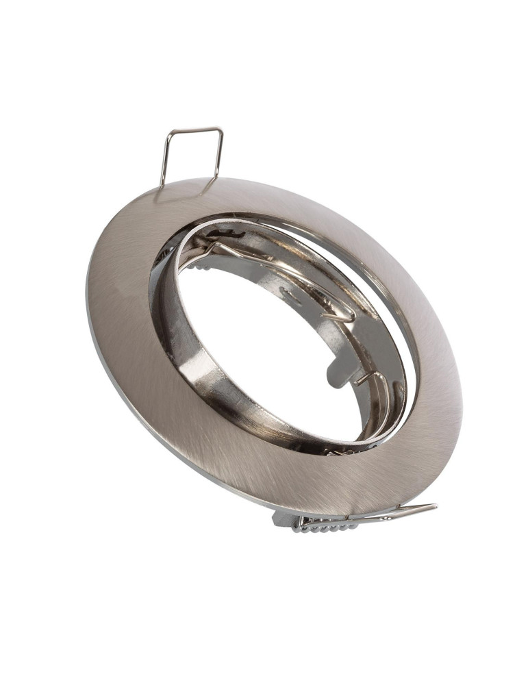 Collerette Downlight Ronde Orientable pour Ampoule GU10/GU5.3 Coupe Ø 72mm Collerette Downlight Ronde Orientable pour Ampoule GU10/GU5.3 Coupe Ø 72mm