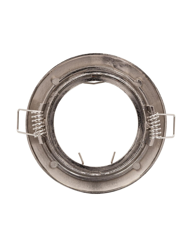 Collerette Downlight Ronde Orientable pour Ampoule GU10/GU5.3 Coupe Ø 72mm