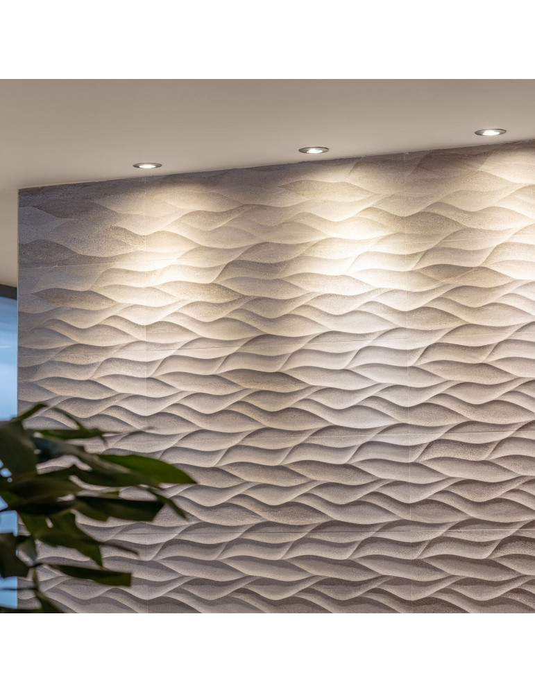 Collerette Downlight Ronde Orientable pour Ampoule GU10/GU5.3 Coupe Ø 72mm