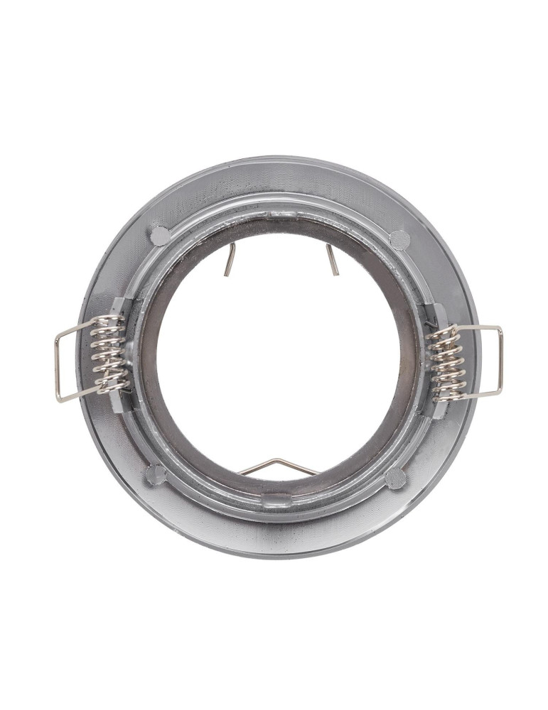 Collerette Downlight Ronde Orientable pour Ampoule GU10/GU5.3 Coupe Ø 72mm