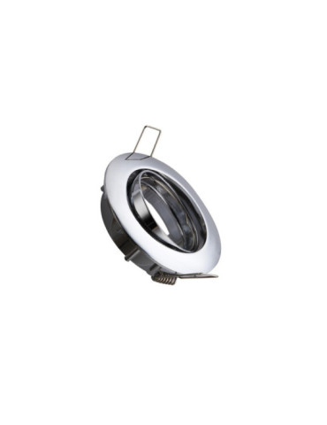 Collerette Downlight Ronde Orientable pour Ampoule GU10/GU5.3 Coupe Ø 72mm