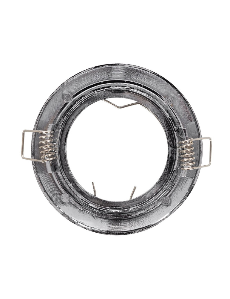 Collerette Downlight Ronde Orientable pour Ampoule GU10/GU5.3 Coupe Ø 72mm