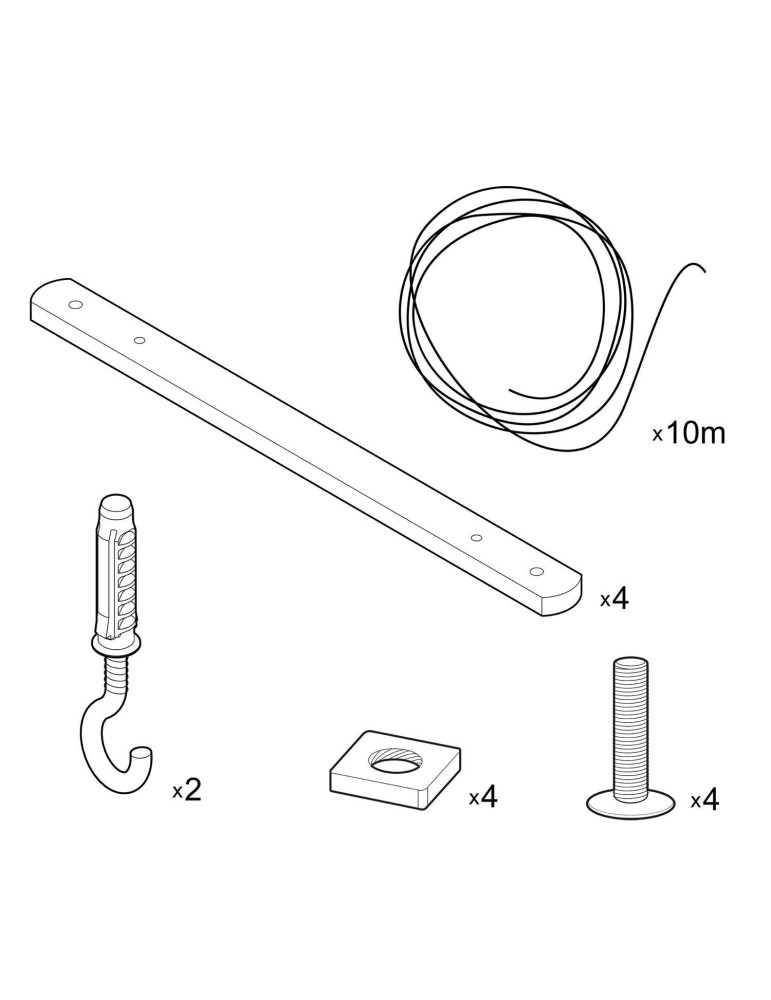 Support de Plafond Réglable en Bois Zigh-Zagh pour Suspension Creative-Cables Modèle ZIGH-ZAGH01