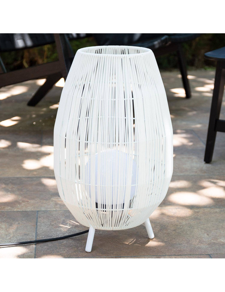 Lampe à Poser Rotin Extérieure Annecy