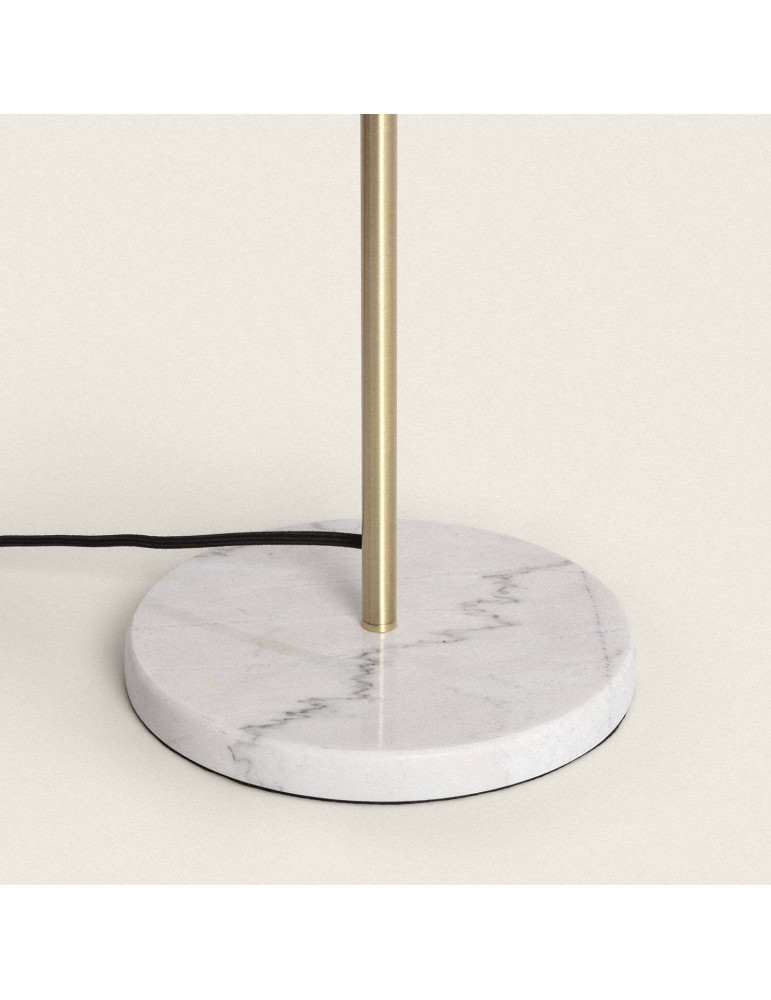 Lampadaire Métal et Verre Lune