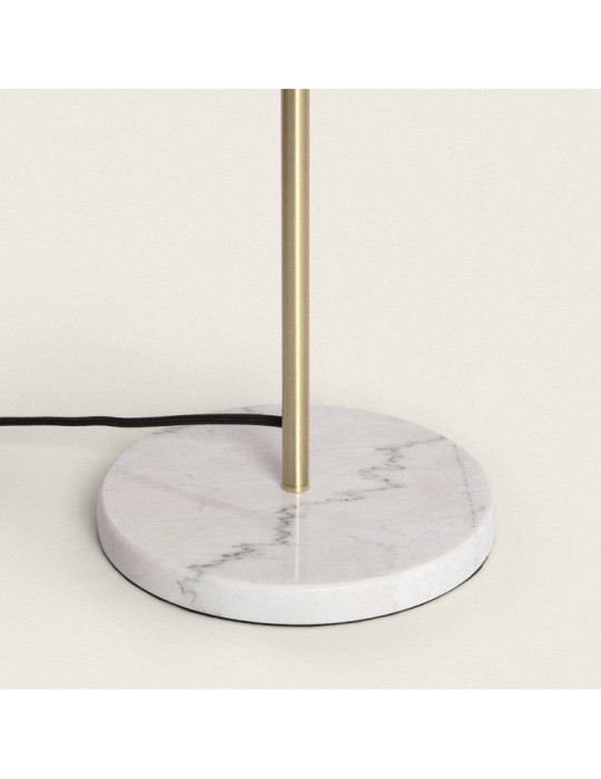 Lampadaire Métal et Verre Lune