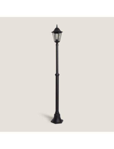 Lampadaire Extérieur en Saillie sur Pied 185 cm Black Traditional