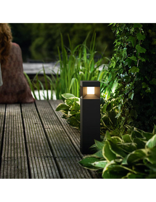 Balise LED Extérieure PHILIPS 8W en Saillie sur Pied 40cm Mini Parterre