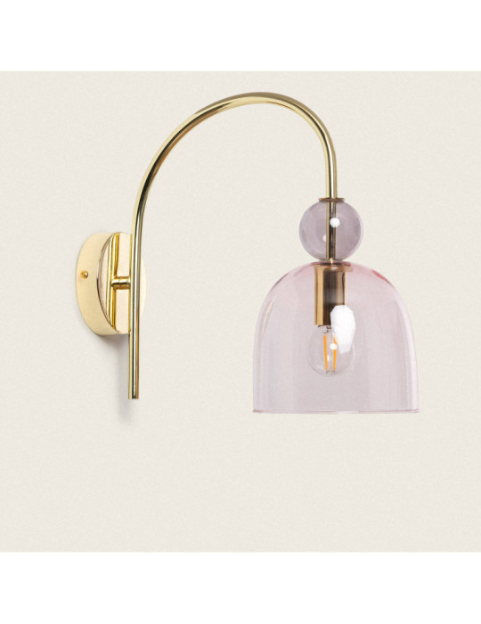 Lampe Murale Métal et Verre Baudelaire Lampe Murale Métal et Verre Baudelaire