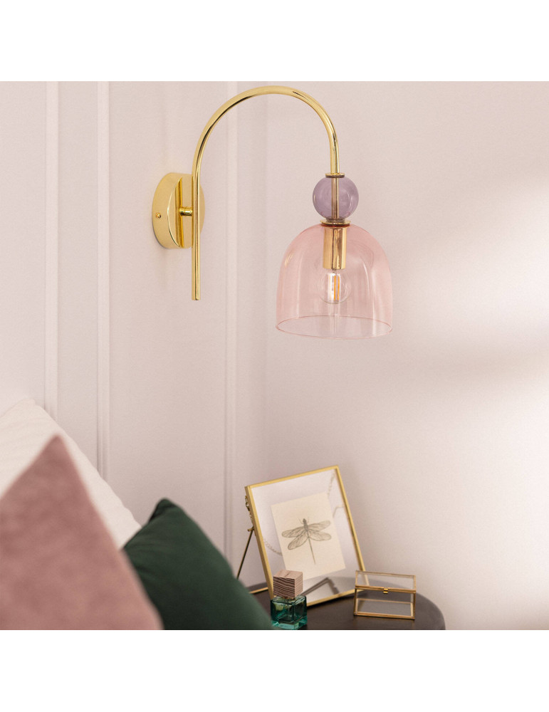 Lampe Murale Métal et Verre Baudelaire