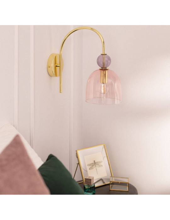 Lampe Murale Métal et Verre Baudelaire