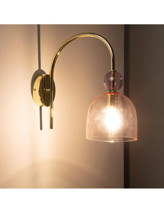 Lampe Murale Métal et Verre Baudelaire