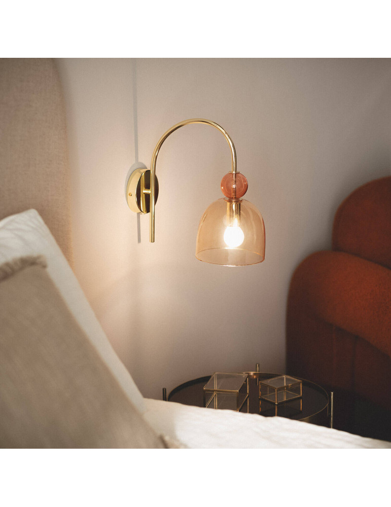 Lampe Murale Métal et Verre Baudelaire