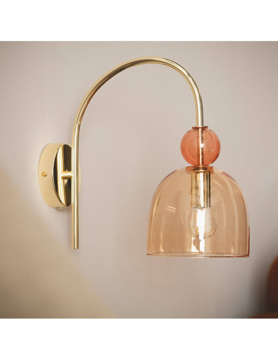 Lampe Murale Métal et Verre Baudelaire