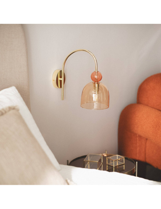 Lampe Murale Métal et Verre Baudelaire