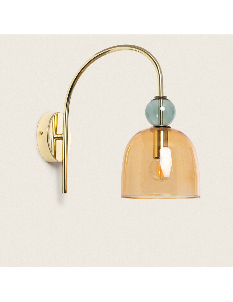 Lampe Murale Métal et Verre Baudelaire Lampe Murale Métal et Verre Baudelaire