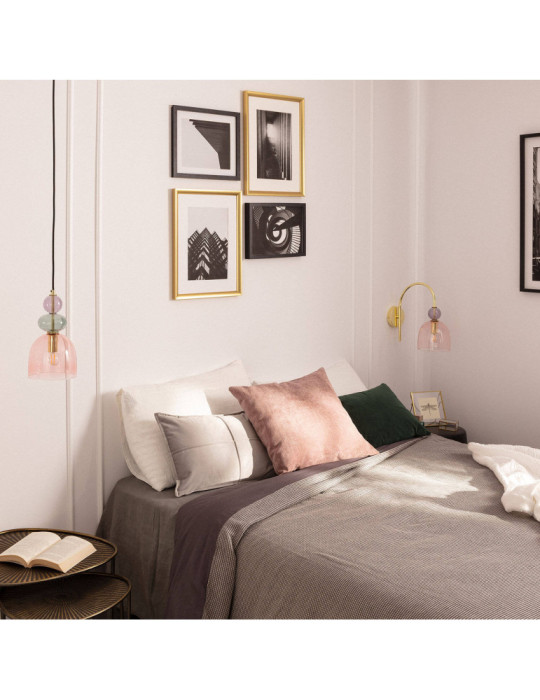 Lampe Murale Métal et Verre Baudelaire