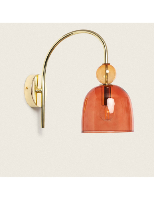 Lampe Murale Métal et Verre Baudelaire Lampe Murale Métal et Verre Baudelaire