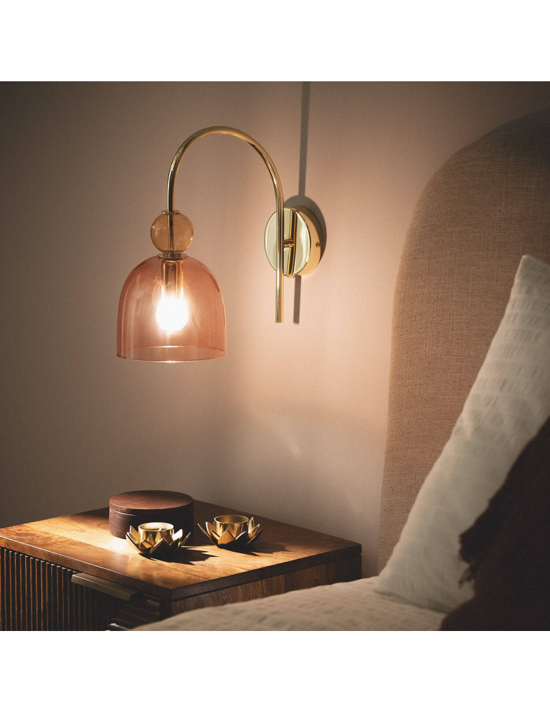 Lampe Murale Métal et Verre Baudelaire