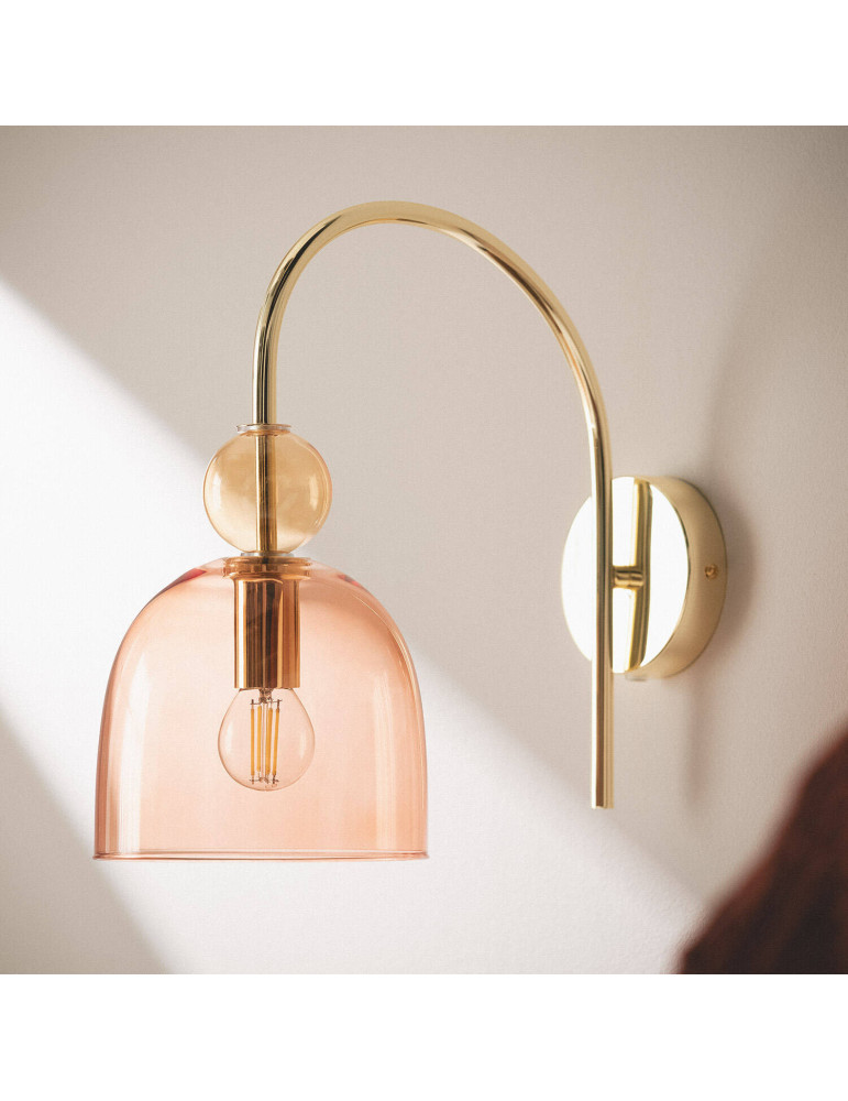 Lampe Murale Métal et Verre Baudelaire