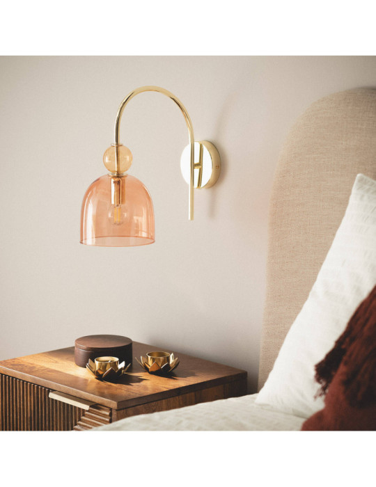 Lampe Murale Métal et Verre Baudelaire