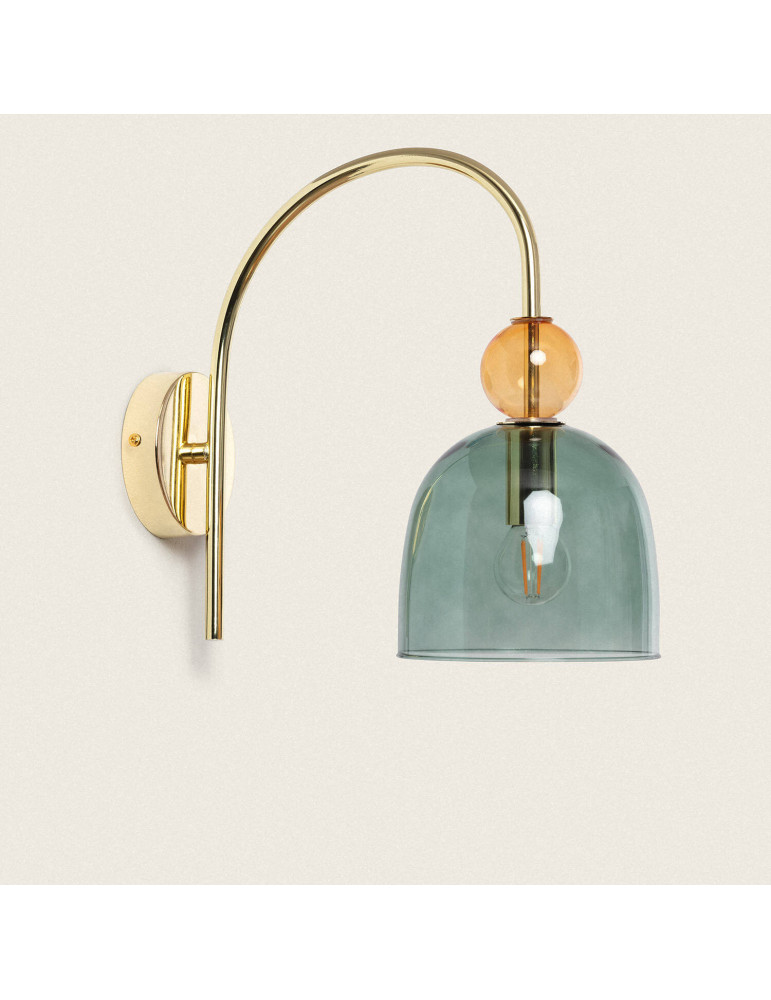 Lampe Murale Métal et Verre Baudelaire Lampe Murale Métal et Verre Baudelaire