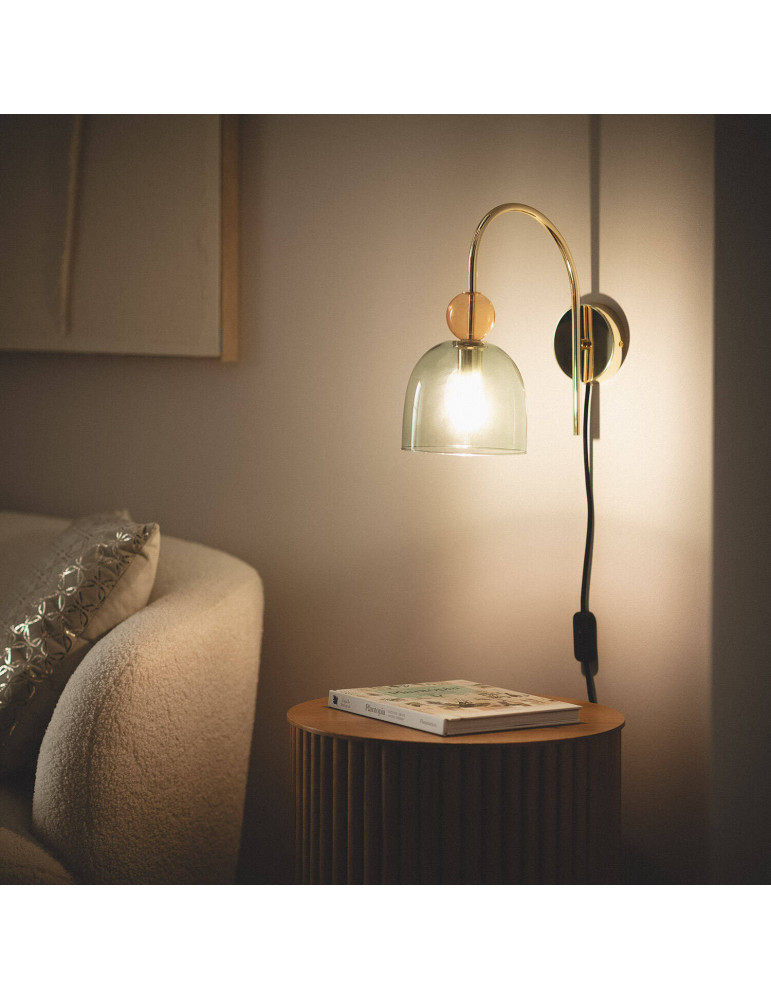 Lampe Murale Métal et Verre Baudelaire