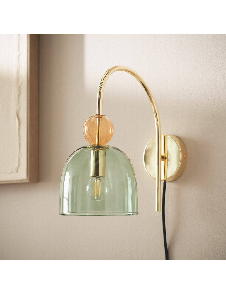 Lampe Murale Métal et Verre Baudelaire