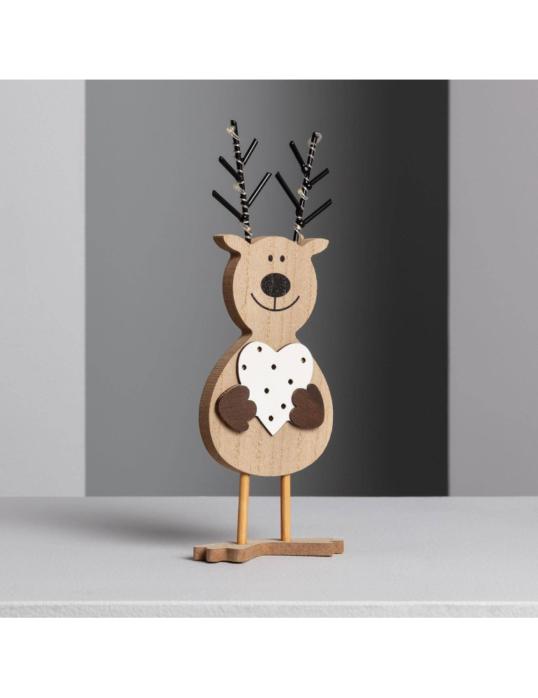 Renne de Noël LED à Pile