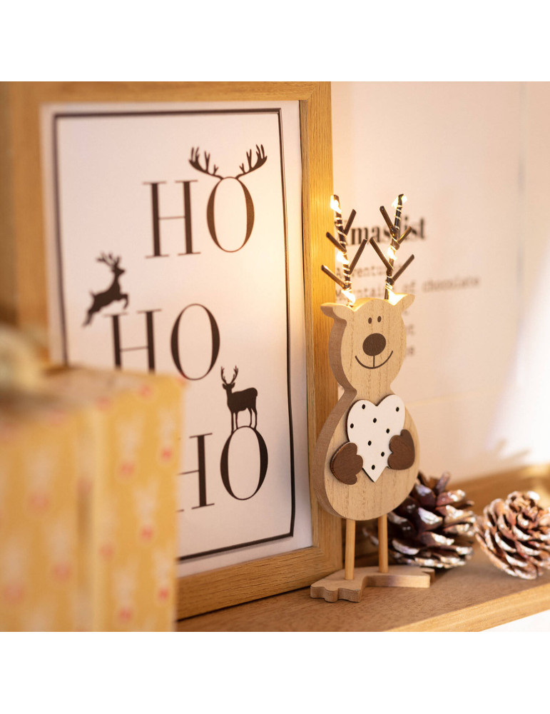 Renne de Noël LED à Pile