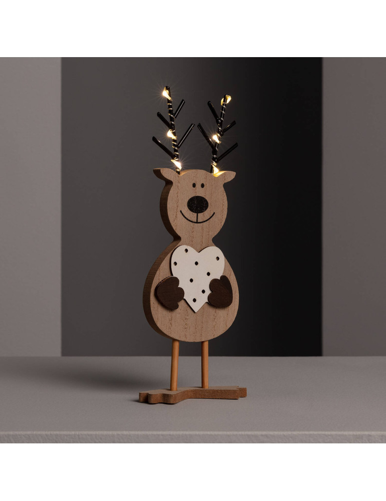 Renne de Noël LED à Pile