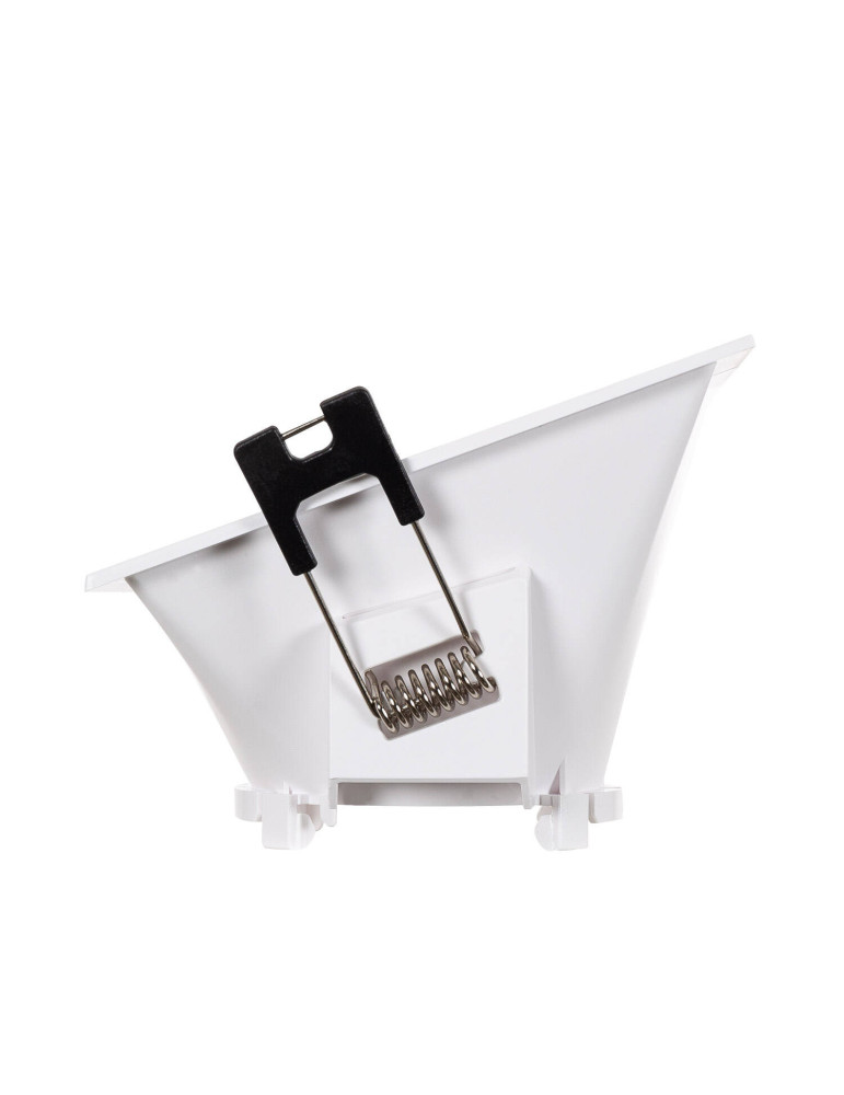 Collerette Downlight Carrée 45º Faible UGR pour Ampoule LED GU10/GU5.3 Coupe 85 x 85mm