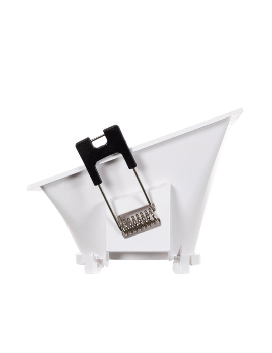 Collerette Downlight Carrée 45º Faible UGR pour Ampoule LED GU10/GU5.3 Coupe 85 x 85mm