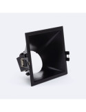 Collerette Downlight Carrée 45º Faible UGR pour Ampoule LED GU10/GU5.3 Coupe 85 x 85mm